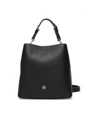 Aigner Torebka Delia S 136160 Czarny. Czarne torebki klasyczne Aigner, bez wzorów, ze skóry, bez dodatków. Za 2,599.00 zł.