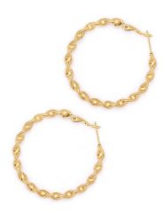 MOODE Kolczyki-kreole "Cosette" rozmiar: onesize. Żółte kolczyki MOODE, ze stali. Za 43.99 zł.