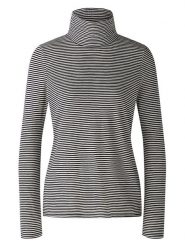 Oui Koszulka w kolorze czarno-białym rozmiar: 36. Czarne bluzki Oui, bez wzorów, z bawełny, bez kołnierzyka, bez ramiączek. Za 173.99 zł.