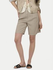 ONLY Szorty materiałowe Aris 15364121 Beżowy Regular Fit. Brązowe szorty Only, bez wzorów, z materiału. Za 149.99 zł.