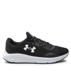 Buty do biegania Under Armour. Czarne obuwie sportowe Under Armour, bez zapięcia, do biegania. Za 169.99 zł.