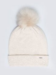 BIG STAR Czapka w kolorze kremowym rozmiar: onesize. Brązowe czapki Big Star, bez wzorów, z materiału. Za 57.99 zł.