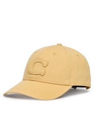 Coach Czapka z daszkiem 29CCN89 Beżowy. Brązowe czapki Coach, bez wzorów, z bawełny. Za 209.99 zł.