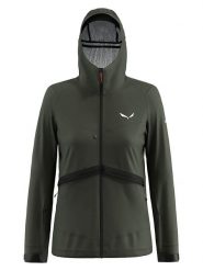 Salewa Kurtka hybrydowa "Puez Powertex" w kolorze khaki rozmiar: 38. Brązowe kurtki sportowe Salewa, m, bez wzorów, bez kaptura, outdoorowe. Za 528.34 zł.