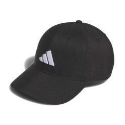 Damska czapka z daszkiem adidas Tour Badge. Czarne czapki Adidas, bez wzorów, z materiału. Za 146.50 zł.