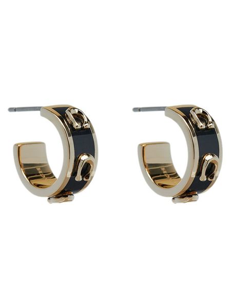 Coach Kolczyki 37448375GLD001 Złoty. Żółte kolczyki Coach, metalowe. Za 249.99 zł.