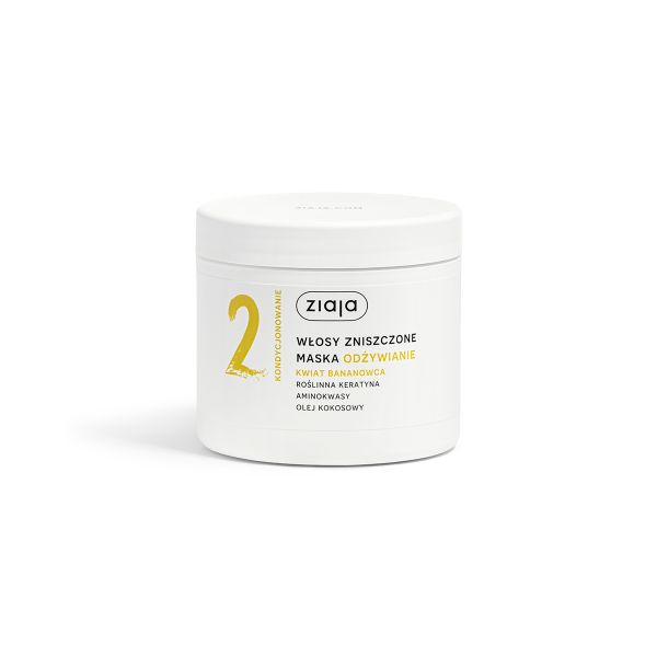 Kwiat bananowca maska odżywianie Ziaja. Odżywki do włosów Ziaja. Za 19.23 zł.