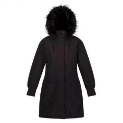 Kurtka uniwersalna damska Regatta Winter parka Shiloh. Czarne kurtki Regatta, uniwersalny, bez wzorów, z syntetyku, z kapturem. Za 395.00 zł.