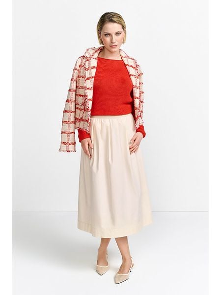 Rich & Royal Sweter w kolorze czerwonym rozmiar: L. Czerwone swetry Rich & Royal, l, bez wzorów, z bawełny, bez ramiączek. Za 149.95 zł.