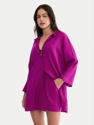 Triumph Koszulka piżamowa Summer Wear 10227228 Różowy Regular Fit. Czerwone koszule nocne Triumph, bez wzorów, z wiskozy, bez ramiączek. Za 179.99 zł.