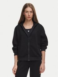 Guess Bluza V6BQ19 K6364 Czarny Regular Fit. Czarne bluzy Guess, xs, z aplikacjami, z syntetyku, bez kaptura. Za 434.99 zł.