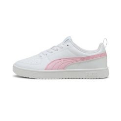 Buty do chodzenia damskie Puma Rickie Jr. Czerwone obuwie sportowe Puma, z materiału, bez zapięcia, trekkingowe. Za 219.00 zł.