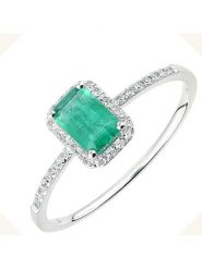 Diamant Exquis Złoty pierścionek z diamentami i szafirem rozmiar: 52. Szare pierścionki Diamant Exquis, z diamentem, złote. Za 1,522.99 zł.