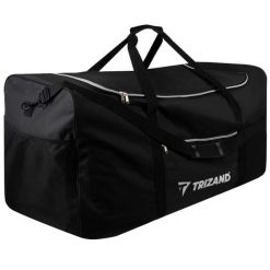 Torba Podróżna Sportowa Turystyczna 86x52x40 cm. Czarne torby na ramię TRIZAND, bez wzorów, z gumy, sportowe, do ręki, duże, bez dodatków. Za 84.90 zł.