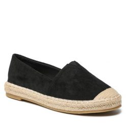 Espadryle Jenny Fairy. Czarne espadryle Jenny Fairy, bez wzorów, bez obcasa, bez zapięcia. Za 43.99 zł.