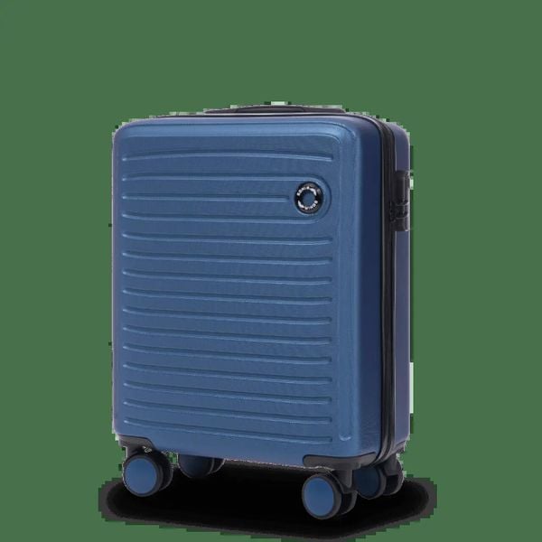 Walizka KABINOWA Wings ABS+ COOT 20" Middle Blue. Niebieskie walizki Wings, bez wzorów. Za 219.00 zł.