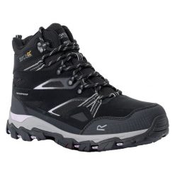 Damskie Buty Do Chodzenia Holcombe III. Czarne trekkingi Regatta, trekkingowe. Za 362.99 zł.