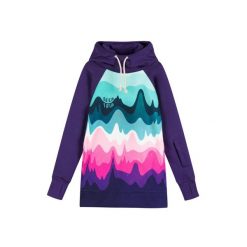 Bluza outdoorowa z kapturem damska DEEP TRIP Aquafresh softshell. Niebieskie bluzy DEEP TRIP, na zimę, s, bez wzorów, z softshellu, z kapturem. W wyprzedaży za 419.00 zł.