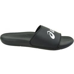 Sandały Dorosły Asics Slides czarny. Czarne sandały Asics, bez wzorów, eleganckie, bez obcasa, bez zapięcia. Za 69.99 zł.