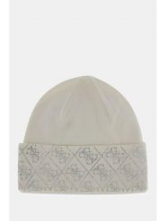 Guess Kapelusz 179540 Biały. Białe rękawiczki Guess, z aplikacjami. Za 214.99 zł.