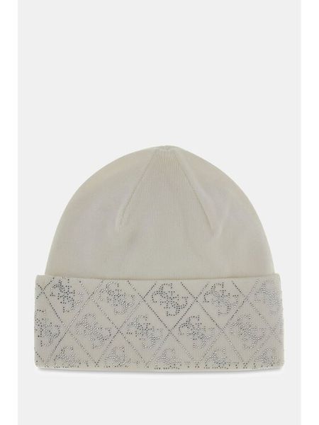 Guess Kapelusz 179540 Biały. Białe kapelusze Guess, z aplikacjami. Za 214.99 zł.
