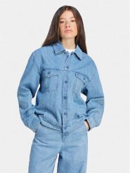 Adidas Kurtka jeansowa KSENIASCHNAIDER 3-Stripes IS1742 Niebieski Loose Fit. Niebieskie kurtki Adidas, m, bez wzorów, z bawełny, bez kaptura. Za 359.99 zł.