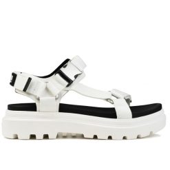 Sandały damskie sportowe Palladium PALLACRUISE STRAP. Białe sandały Palladium, bez wzorów, sportowe, bez obcasa, bez zapięcia. W wyprzedaży za 269.00 zł.