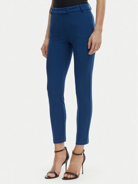 Rinascimento Spodnie materiałowe CFC0127865003 Niebieski Slim Fit. Niebieskie spodnie materiałowe Rinascimento, xl, bez wzorów, z materiału. Za 235.99 zł.