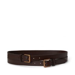Pasek LAUREN RALPH LAUREN. Brązowe paski Lauren Ralph Lauren, bez wzorów. Za 599.99 zł.