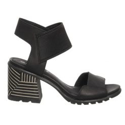 Sorel sandały skórzane ZLN 0809 czarne. Czarne sandały Sorel, bez wzorów, z gumy, biznesowe, bez obcasa, bez zapięcia. Za 458.99 zł.