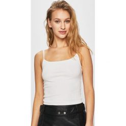 Tally Weijl - Top. Czarne topy TALLY WEIJL, l, bez wzorów, z bawełny, bez kołnierzyka, bez ramiączek. W wyprzedaży za 19.90 zł.