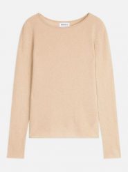 Perfect Cashmere Kaszmirowy sweter "Oprah" w kolorze beżowym rozmiar: L. Brązowe swetry Perfect Cashmere, l, bez wzorów, z kaszmiru, bez ramiączek. Za 347.99 zł.