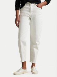 Polo Ralph Lauren Jeansy 211969399001 Biały Tapered Fit. Białe jeansy Polo Ralph Lauren, bez wzorów. Za 989.99 zł.