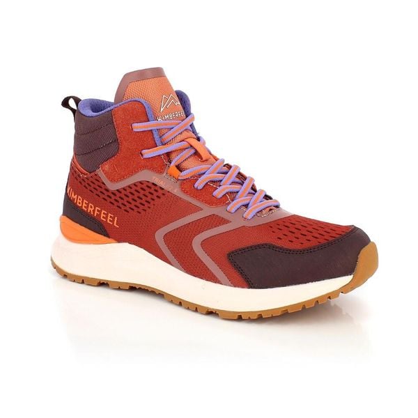 Buty trekkingowe dla dorosłych - TARAGHA - Safran. Czerwone trekkingi Kimberfeel, trekkingowe. Za 472.10 zł.