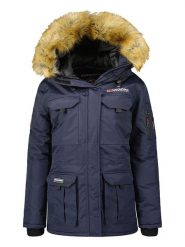 Geographical Norway Parka "Baliverne" w kolorze granatowym rozmiar: XXL. Niebieskie parki Geographical Norway, xxl, bez kaptura. Za 211.31 zł.