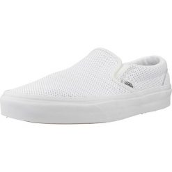 Kapcie VANS CLASSIC SLIP-ON Biały. Białe obuwie domowe Vans, bez wzorów, ze skóry, bez zapięcia. Za 221.99 zł.