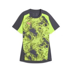 Damska koszulka piłkarska individualBLAZE PUMA Galactic Gray. Szare bluzki Puma, bez wzorów, eleganckie, bez kołnierzyka, bez ramiączek. Za 116.75 zł.