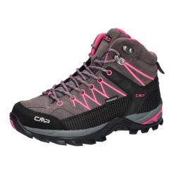 Buty damskie trekkingowe CMP Rigel wodoodporne. Czarne trekkingi CMP, ze skóry. Za 392.01 zł.