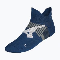 Skarpety Mizuno DryLite Race Mid. Niebieskie skarpety Mizuno, bez wzorów. Za 28.99 zł.