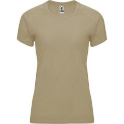 Damska Koszulka Sportowa Z Krótkim Rękawem Bahrain. Brązowe koszulki sportowe ROLY, bez wzorów, bez ramiączek, trekkingowe. Za 44.99 zł.