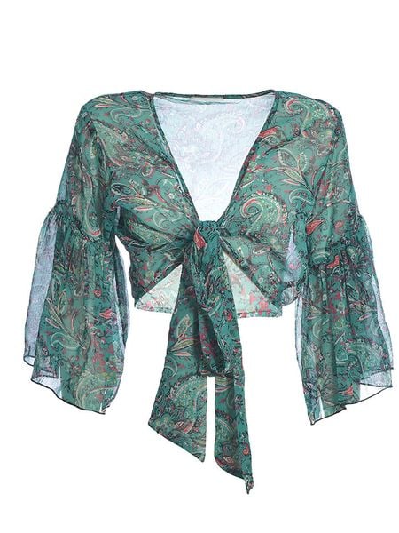 BLE Koszulka w kolorze turkusowym rozmiar: onesize. Niebieskie bluzki BLE, bez wzorów, bez kołnierzyka, bez ramiączek. Za 32.83 zł.