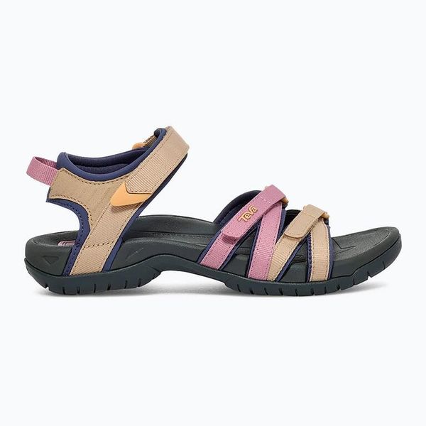 TEVA Sandały turystyczne damskie W'S Tirra root light multi-36. Czerwone sandały Teva, bez wzorów, z materiału, bez obcasa, bez zapięcia. Za 209.90 zł.