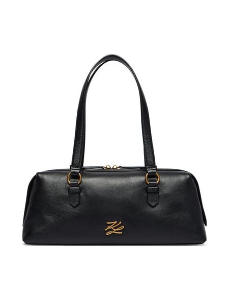KARL LAGERFELD Torebka B4W30036 Czarny. Czarne torebki klasyczne KARL LAGERFELD, bez wzorów, ze skóry, bez dodatków. Za 1,499.00 zł.