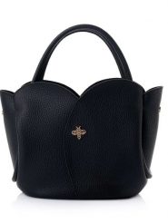 Lucky Bees Torebka w kolorze czarnym - 29 x 21 x 15 cm rozmiar: onesize. Czarne torby na ramię Lucky Bees, bez wzorów, z materiału, przez ramię, bez dodatków. Za 65.99 zł.