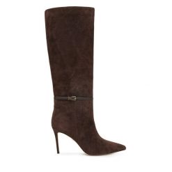 Kozaki Marciano Guess. Brązowe kozaki Marciano Guess, bez obcasa, na szpilce, bez zapięcia. Za 2,259.00 zł.