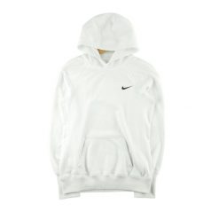 Second life - Damska bluza z kapturem Therma-Fit - Stan dobry. Białe bluzy sportowe Nike, bez wzorów, z kapturem. Za 105.71 zł.