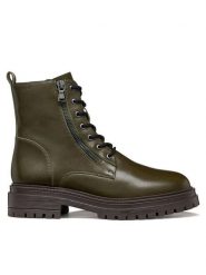 Geox Trapery D Iridea D16HRF 00039 C3009 Zielony. Zielone trapery i śniegowce Geox, ze skóry. Za 589.99 zł.