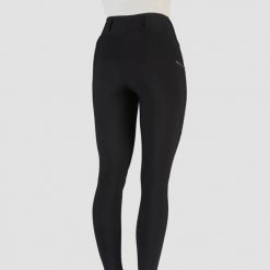 Damskie legginsy jeździeckie z pełną przyczepnością EQPRO Perfection EP. Czarne legginsy Horka, bez wzorów, z dzianiny, z podwyższonym stanem. Za 362.00 zł.