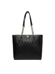 Beverly Hills Polo Club Torebka CEO-BHPC-C-016-09 Czarny. Czarne shopper Beverly Hills Polo Club, bez wzorów, z materiału, bez dodatków. Za 279.99 zł.