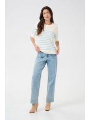 Cream Sweter w kolorze biało-błękitnym rozmiar: S. Białe swetry Cream, s, bez wzorów, bez ramiączek. Za 83.62 zł.